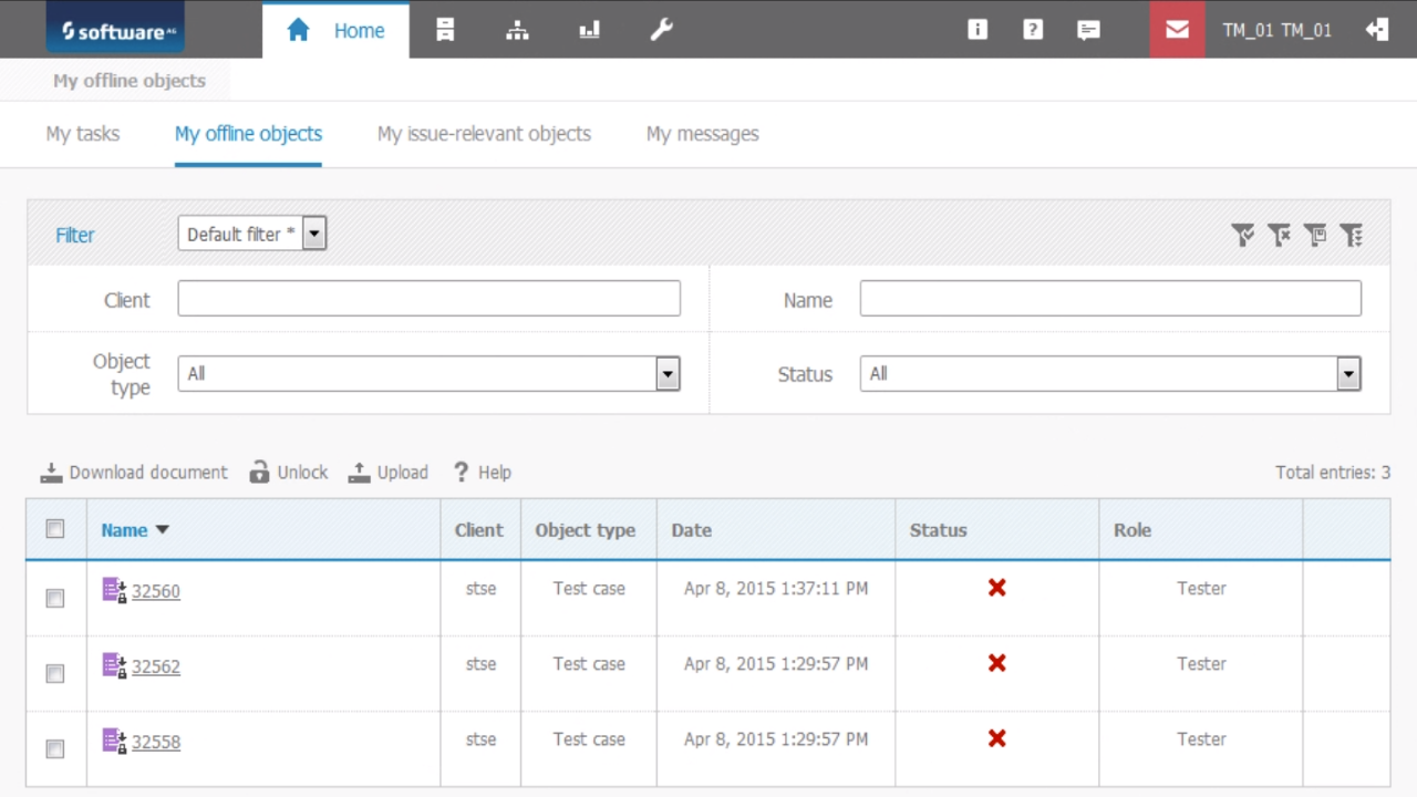 Learn how to use the offline processing options ARIS BPM Community